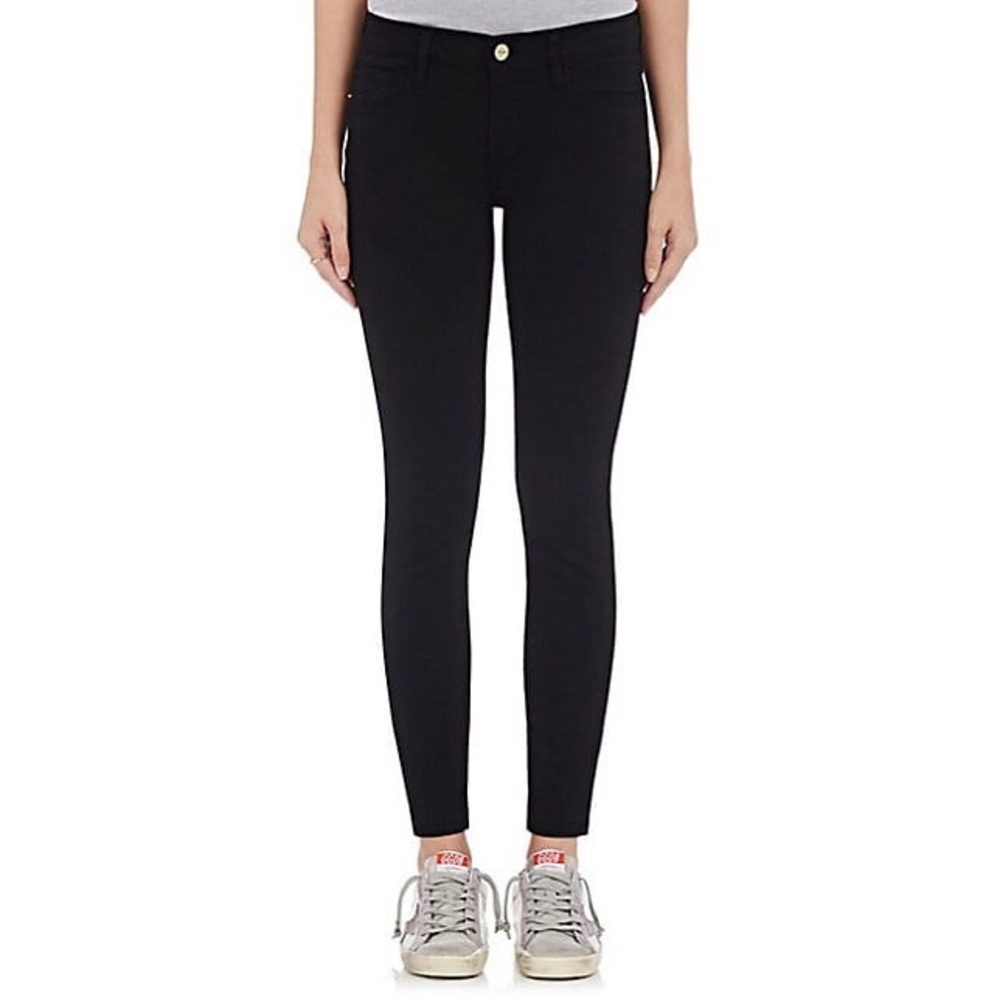 FRAME Le Skinny de Jeanne Crop - Mid-Rise Jeans